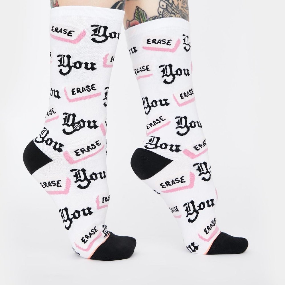 STANCE Erase You Print Combed  Cotton Socks